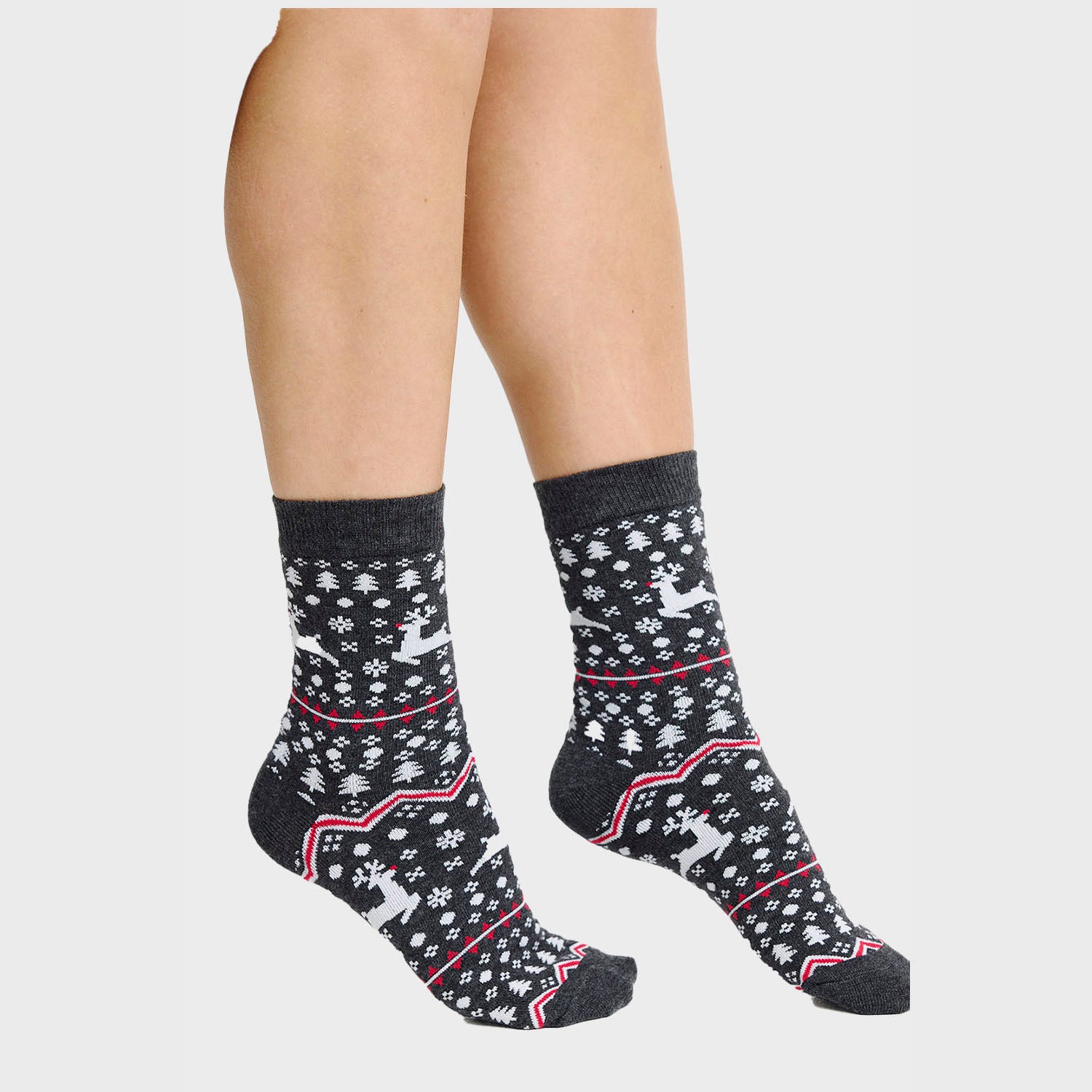 The Stylish Christmas Socks Grey